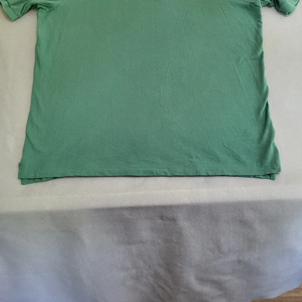 Polo Ralph Lauren Short Sleeve Polo Shirt Green 100% Cotton Men's Size 3XLT